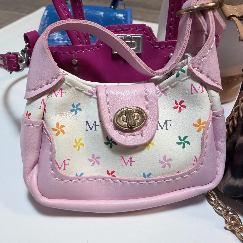 Mini brands fashion Mini Handbag Set - Pink, Blue, Leopard - Picture 5 of 10